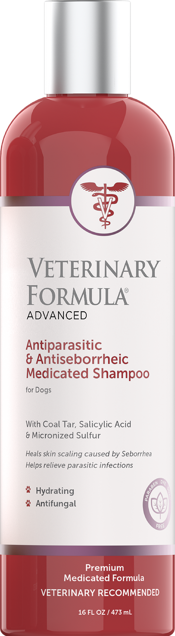 Antiparasitic & Antiseborrheic Medicated Shampoo 16oz.