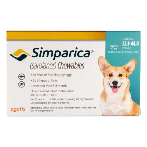 Simparica Flea & Tick Chews - Prescription Required