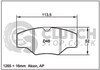 Pagid   E1265 Rs4-2  Brake Pads Front, Caterham