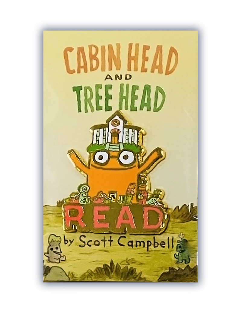 Cabin Head and Tree Head READ Pin