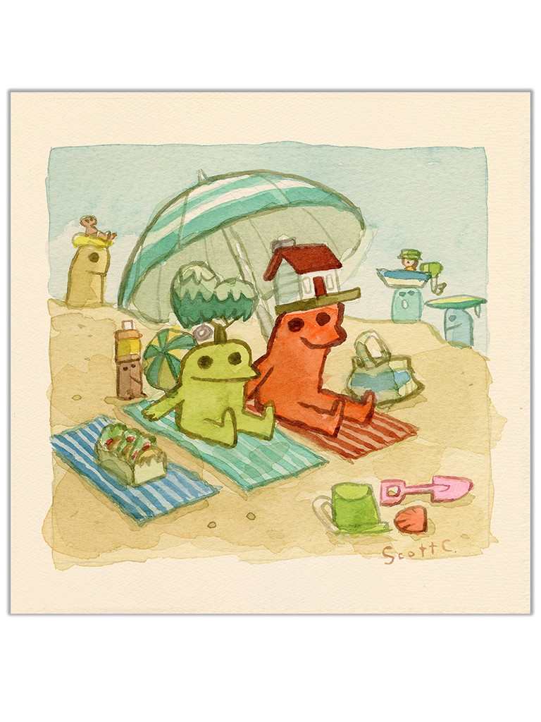 Cabin Head and Tree Head: Sunny Day Sit