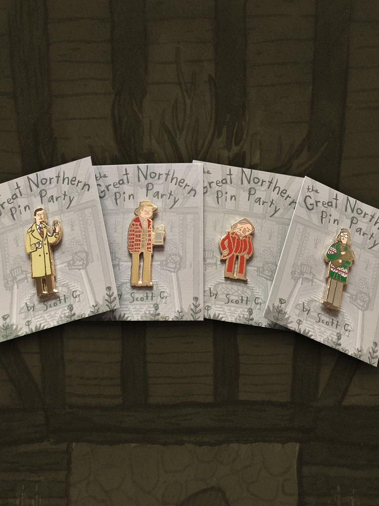 Great Northern Party Pin Pack: Featuring All Four Characters