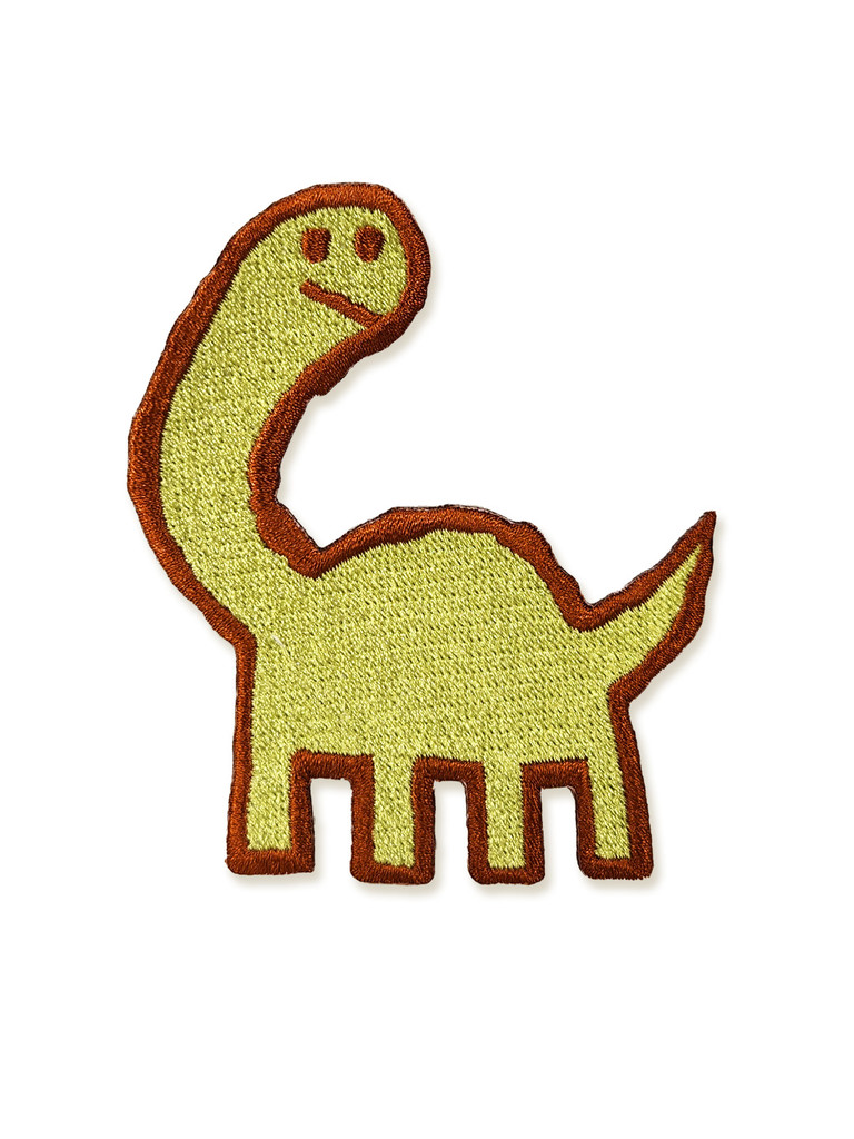 Long Neck Embroidered Patch