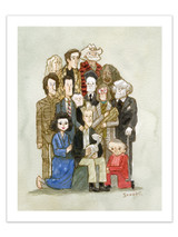 Gathering Around David Timed Edition Print Gathering Around David Timed Edition Print