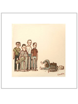 The Stroll of the Boys Print