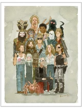 Gathering Around the Master of Horror Limited Edition Print