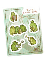 Frog Band Sticker Sheet