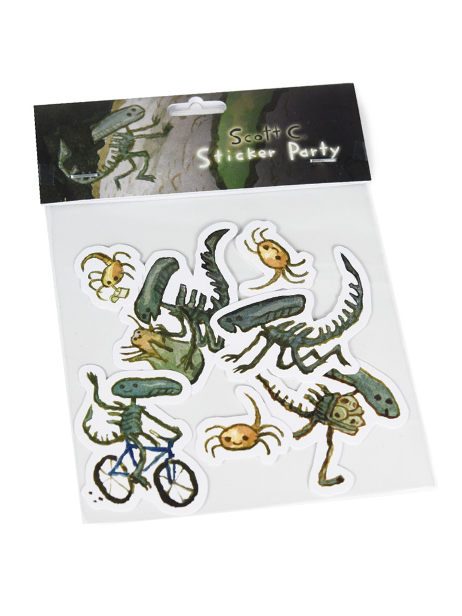 Alien sticker sheet – Smarty Pants Paper Co.