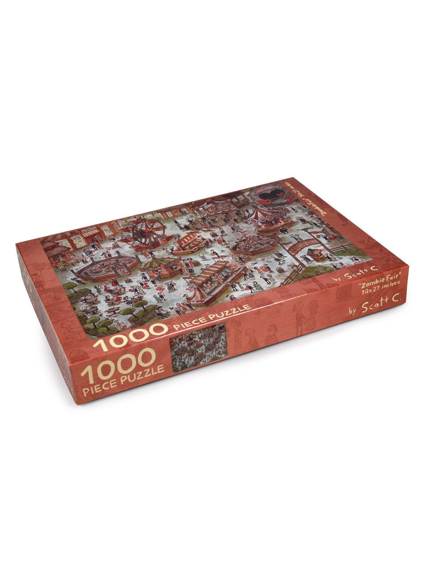 Zombie Fair 1,000 Piece Puzzle - Scott C Shop