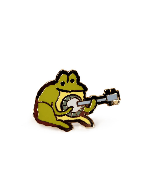 Banjo Frog Pin