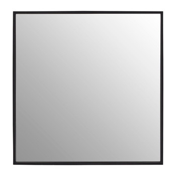 EDGE SQUARE WALL MIRROR IN MATT BLACK