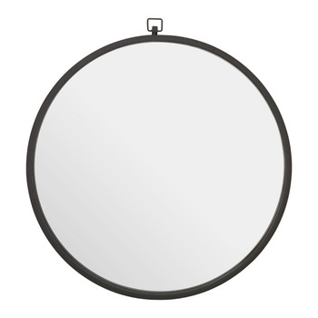 CANNING ROUND MIRROR IN BLACK