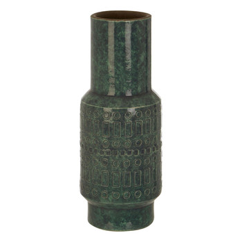 DARNUS SMALL GREEN EARTHENWARE VASE