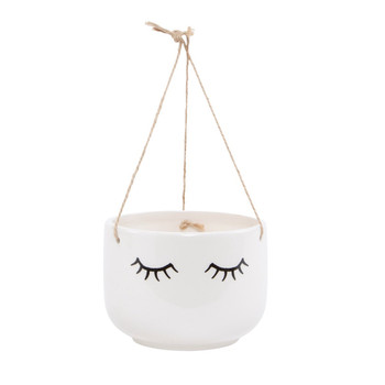 Hang on in there Hanging Face Planter
