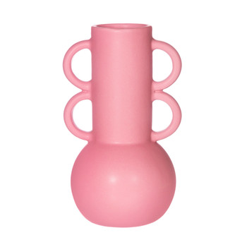 LARGE AMPHORA VASE IN BUBBLEGUM PINK