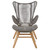 HALYARD LOUNGE CHAIR AND FOOTSTOOL IN GREY SISAL ROPE