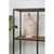 HUDSON SHELVING UNIT IN WOOD AND BLACK METAL