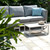 MAZE RATTAN PULSE OUTDOOR FABRIC CHAISE SOFA SET