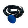 blue corded concave transbrake button