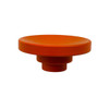orange concave button head