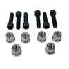 polished 12 pt junior dragster lug nuts