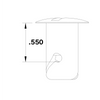 dome dzus fastener grab length dimension drawing