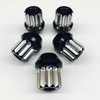 1/2 Acorn / Tapered / Conical Seat Billet 12pt Lugs nuts black contrast cut