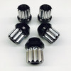 14mm Acorn / Tapered / Conical Seat Billet 12pt Lugs nuts black contrast cut