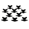 Black DZUS Butterfly Winged Self Ejecting Quarter Turn Fasteners