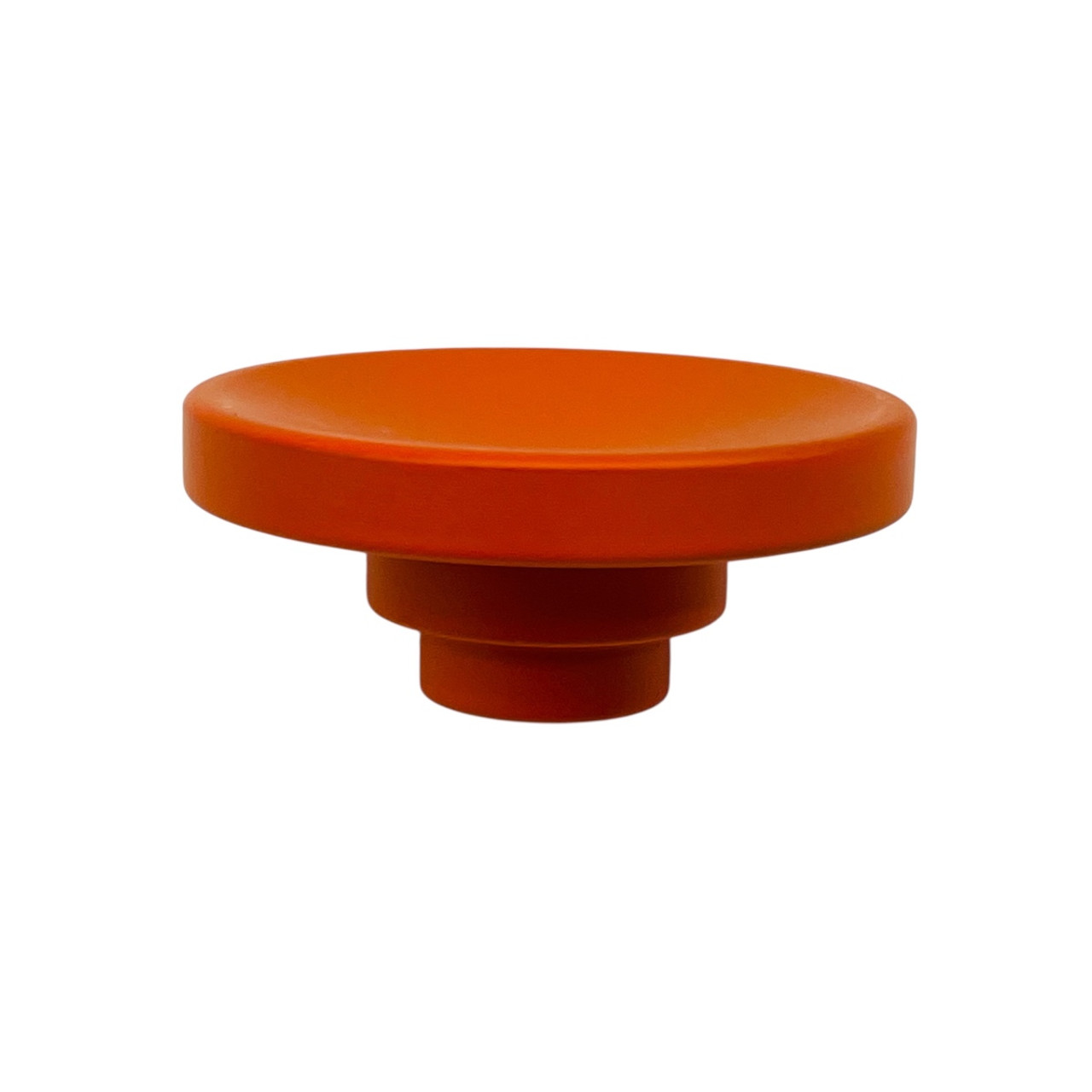 orange concave button head