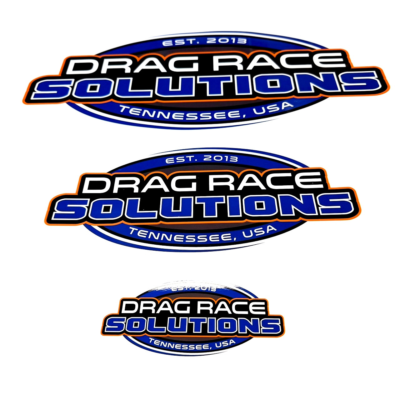 drag race solutions decals