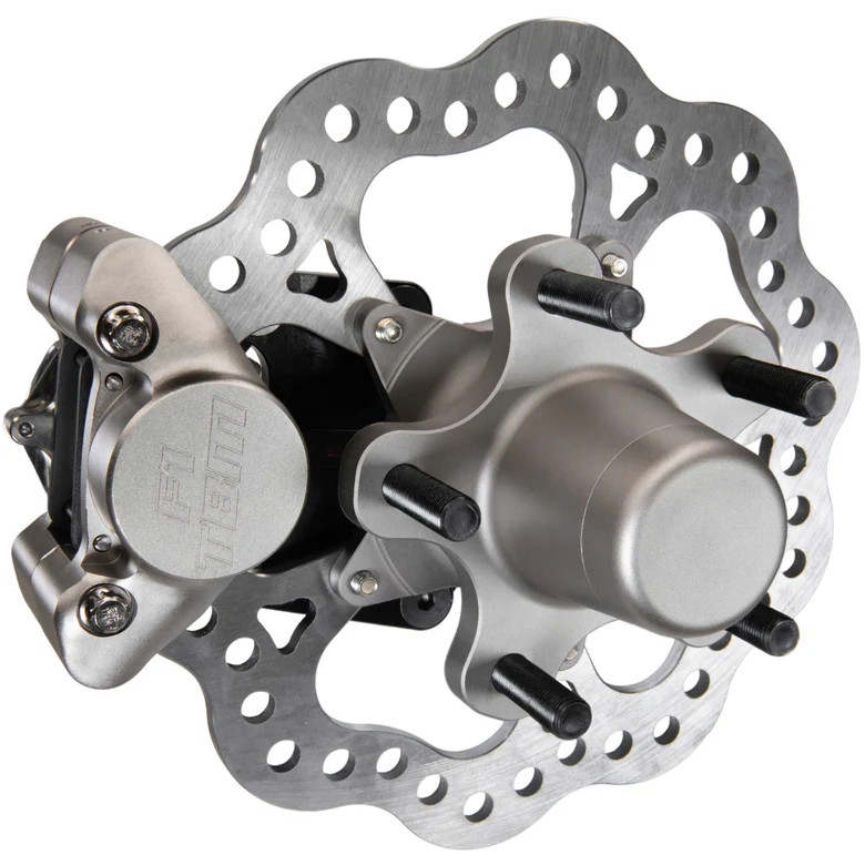 94-04 Mustang SN-95 New Edge Lightweight Front Drag Racing Brakes 2 Piston (Reuses Factory Hub) 001-0224