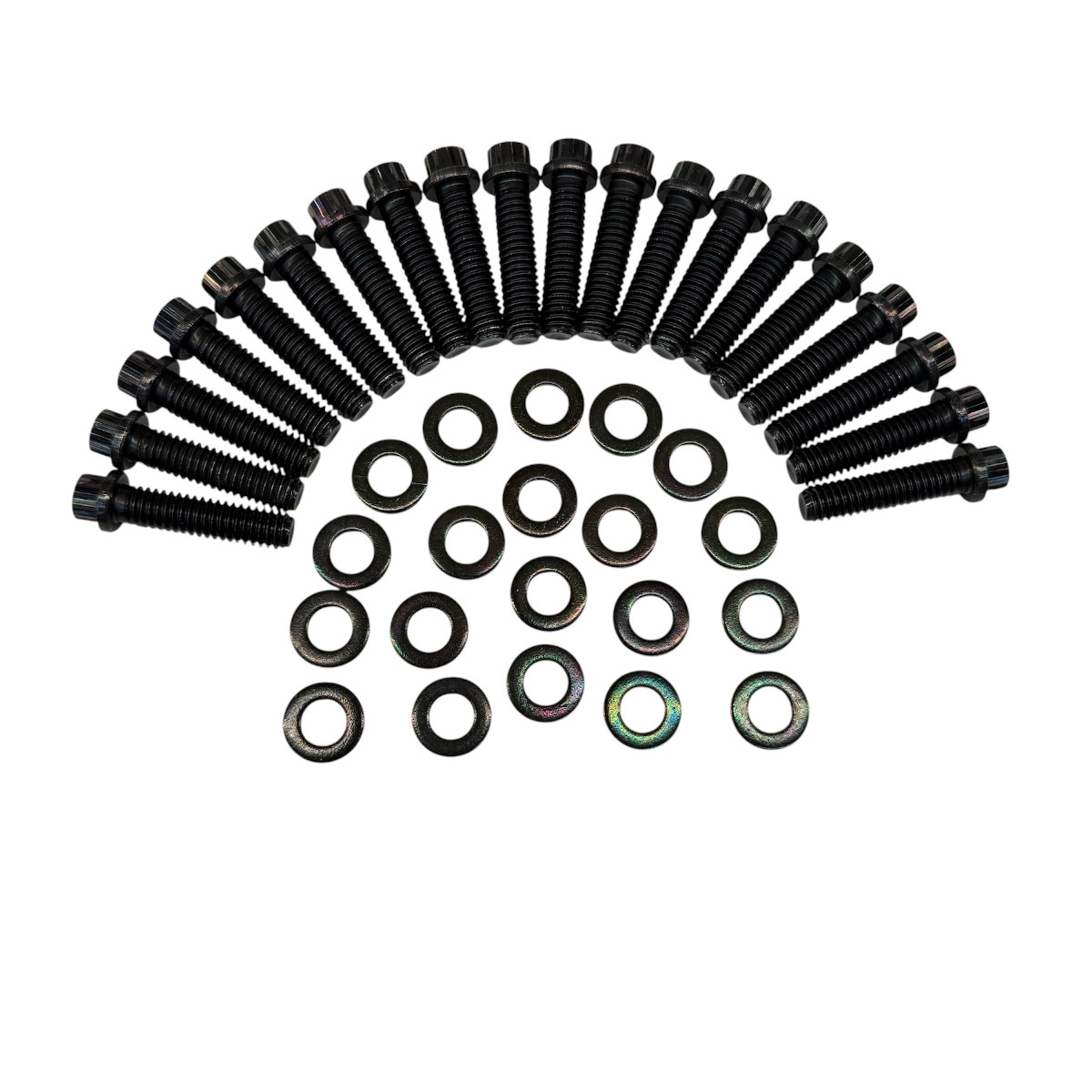 12pt black beadlock bolt kits