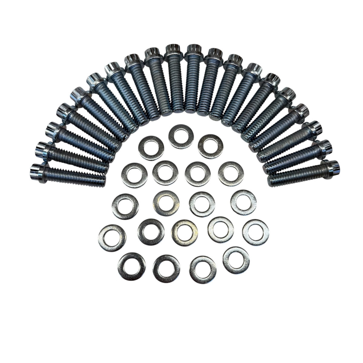 12pt silver beadlock bolt kits