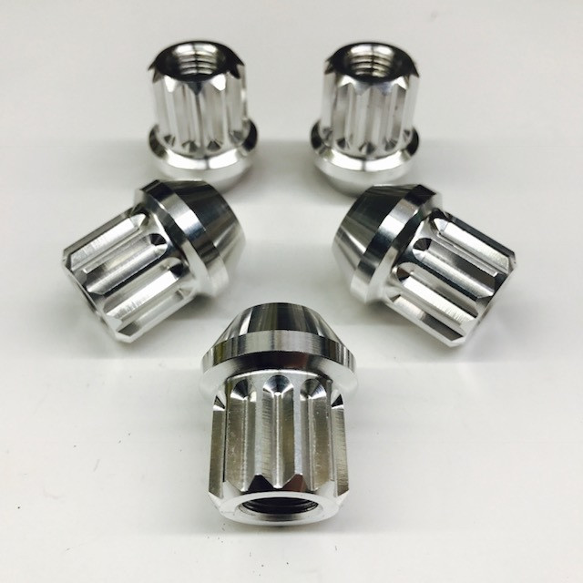 TUFF PLUS 20 Pack 1/2-20 Slim Line Wheel Nuts For Ford + Bonus Socket!