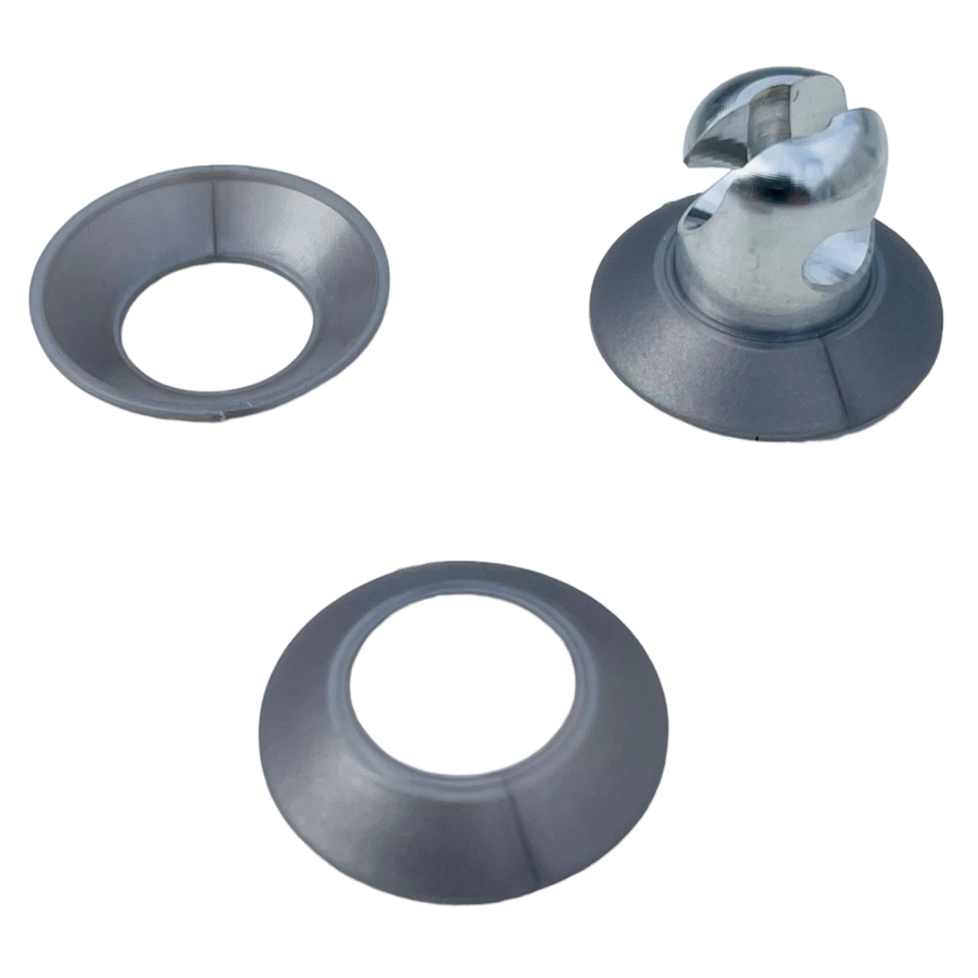 Quarter Turn DZUS Button Fastener Washers Silver 25pk