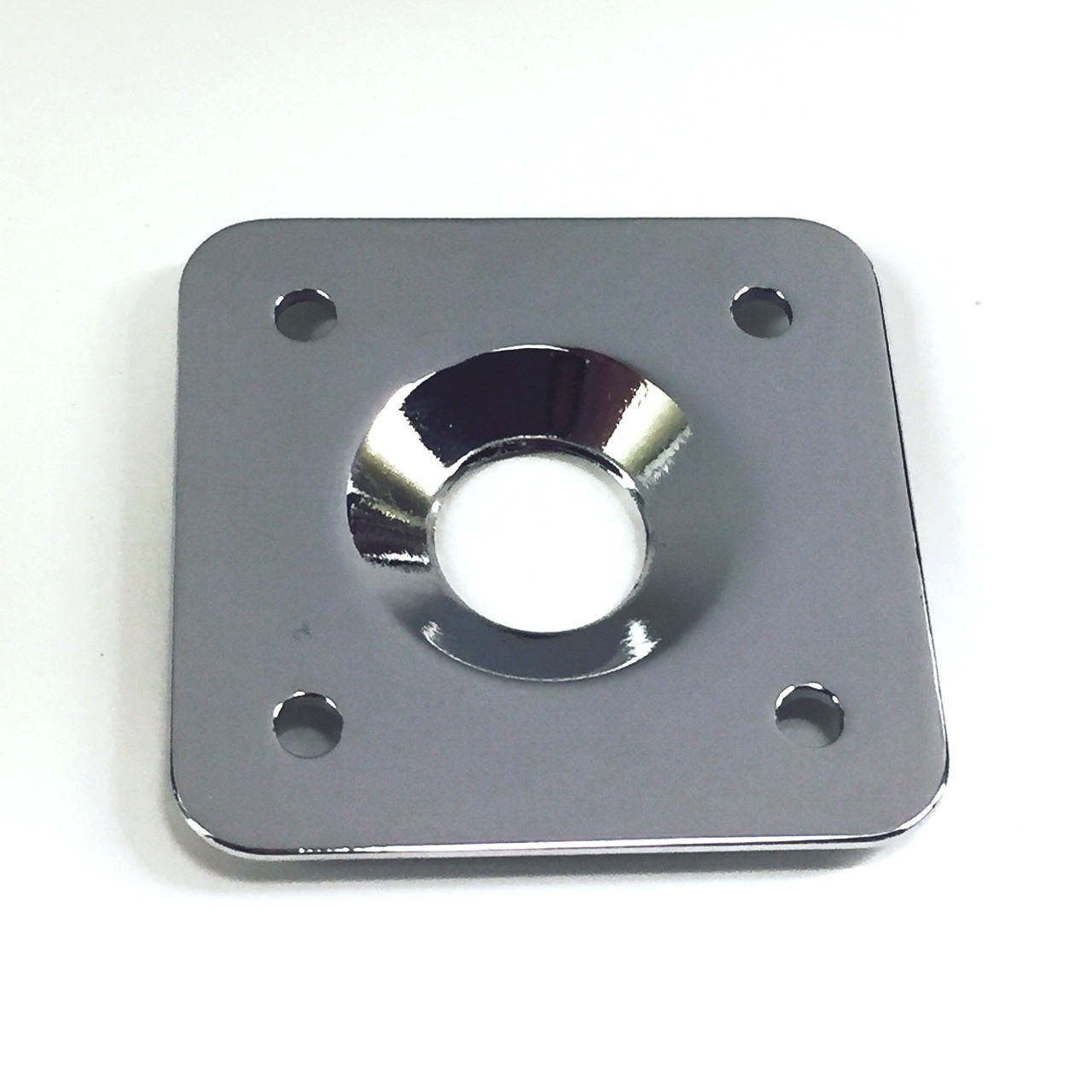 Quarter Turn Fastener Doubler Plate - Chrome Square Steel
