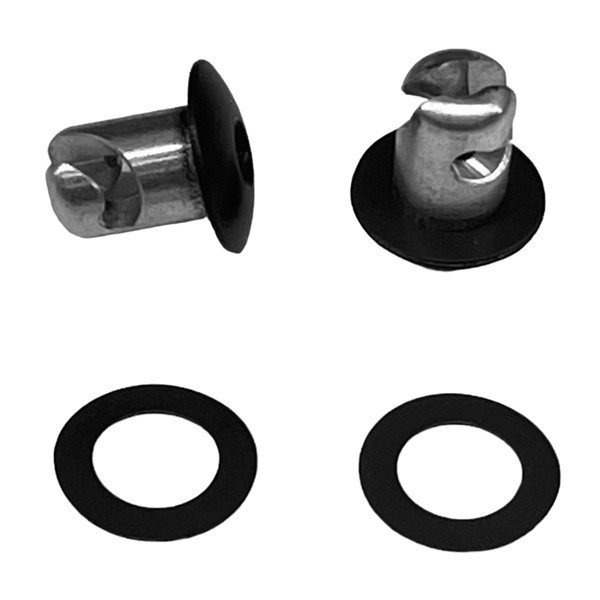 Quarter Turn DZUS Button Fastener Washers FLAT Black 25pk
