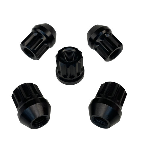 ラッキー★7 7/16-20 TUNER LUG NUTS LOCK SET 10 POINT STAR PATTERN WHEEL LOCK