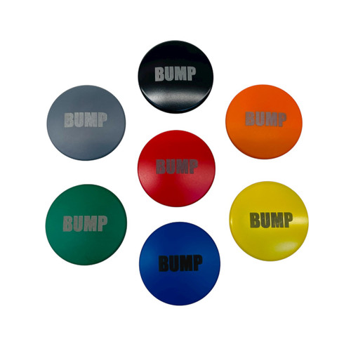 Billet Mushroom Bump Box Engraved Corded Button