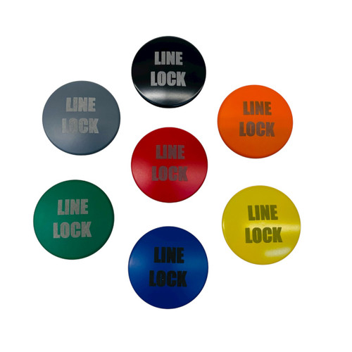 Billet Mushroom Line Lock Engraved Corded Button