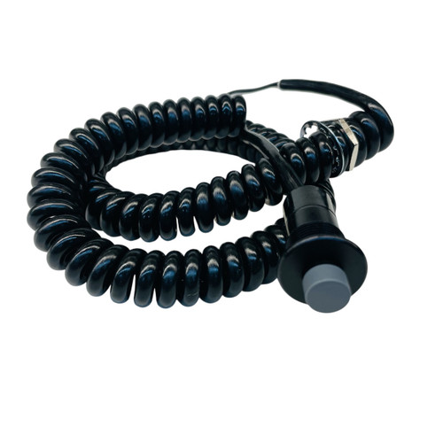 corded snap action button grey