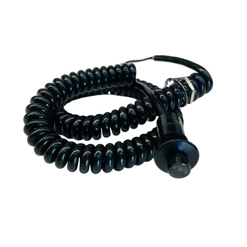 corded snap action button carbon illusion