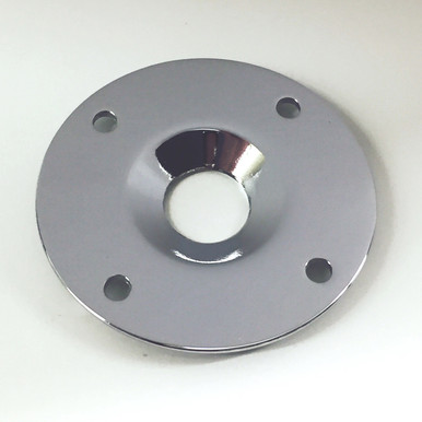 Quarter Turn Fastener Doubler Plate - Chrome Round Steel