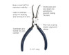 Jonard JIC-3385 Curved Needle Nose Plier | American Cable Assemblies