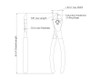 Jonard JIC-2288 Plier, Diagonal, Cutter, 8" | American Cable Assemblies