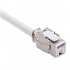 Platinum Tools Cat8 Toolless Shielded Keystone Jack with Shudder. 1/Bag - 3 | Genesee Supply Co.