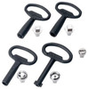 Hoffman LLKDBM3SS Key Insert Double Bit 3mm Stainless Steel Type 316 | Genesee Supply Co.