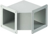 Hoffman F44WE90 Wireway Elbow 90 Deg 4.00x4.00 Steel Gray | Genesee Supply Co.