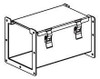 B-line 44-12LAHW Nema 12 Layin Wireway Hoffman Wiegmann Adapter 4X4 | Genesee Supply Co.